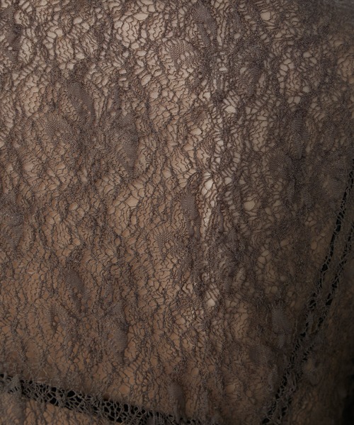 le ELMi(ルエルミ)の「Sheer lace compact t-shirt / シアーレースコンパクトTシャツ(Tシャツ/カットソー・レディース・ブラック/ブラウン/オフホワイト/ブルー・FREE)」の13枚目の写真