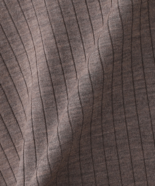 JOHN SMEDLEY(ジョンスメドレー)の「JOHN SMEDLEY (ジョンスメドレー) A4715 RIB MOCK NECK 30G(ニット/セーター・メンズ・チャコールグレー/ライトグレー/ブラック/ベージュ・MEDIUM/LARGE)」の12枚目の写真