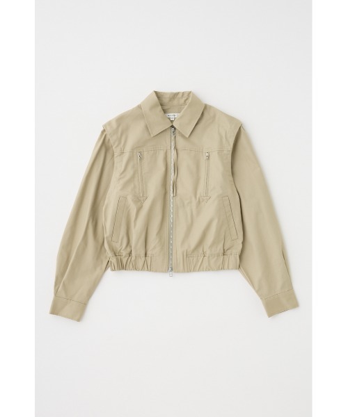 MOUSSY(マウジー)の「2WAY ジャケット(ブルゾン・レディース・オフホワイト/ベージュ/ダークネイビー・FREE)」の10枚目の写真