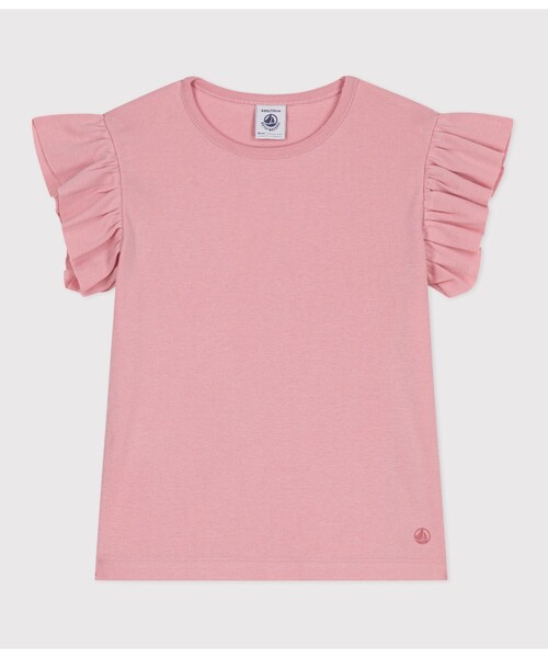 PETIT BATEAU(プチバトー)の「半袖Tシャツ(Tシャツ/カットソー・キッズ・ライトピンク・6YEAR/8YEAR/10YEAR/12YEAR)」の1枚目の写真