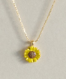 Zoule | Zoule ゾーラ：FLOWER LETTER SERIES　flower letter４　花言葉　アジサイ　クローバー　ヒマワリ　ネックレス(ネックレス)