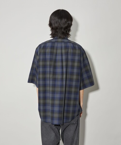 CITEN(シテン)の「<CITEN>チェックスタンダードシャツ ショートスリーブ(シャツ/ブラウス・メンズ・ダークグレー・S/M/L)」の8枚目の写真