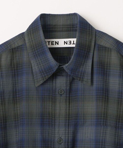 CITEN(シテン)の「<CITEN>チェックスタンダードシャツ ショートスリーブ(シャツ/ブラウス・メンズ・ダークグレー・S/M/L)」の11枚目の写真