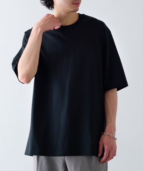 NewAnce(ニュアンス)の「【NewAnce】Crew Neck Tee / クルーネックTee(Tシャツ/カットソー・メンズ・ネイビー/ホワイト/ブラック・M/L)」の13枚目の写真