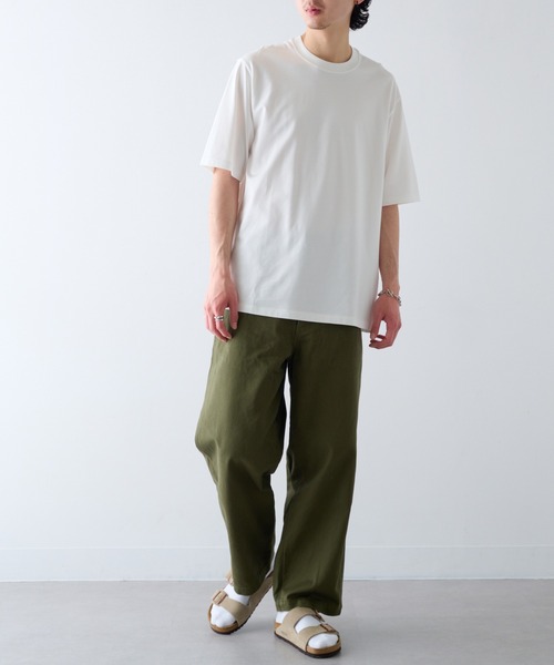 NewAnce(ニュアンス)の「【NewAnce】Crew Neck Tee / クルーネックTee(Tシャツ/カットソー・メンズ・ネイビー/ホワイト/ブラック・M/L)」の15枚目の写真