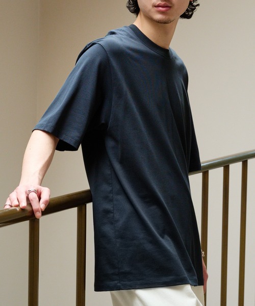 NewAnce(ニュアンス)の「【NewAnce】Crew Neck Tee / クルーネックTee(Tシャツ/カットソー・メンズ・ネイビー/ホワイト/ブラック・M/L)」の18枚目の写真
