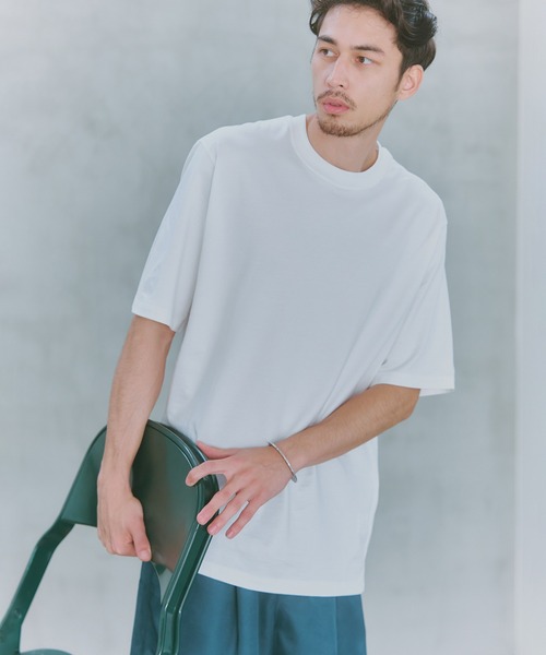 NewAnce(ニュアンス)の「【NewAnce】Crew Neck Tee / クルーネックTee(Tシャツ/カットソー・メンズ・ネイビー/ホワイト/ブラック・M/L)」の22枚目の写真