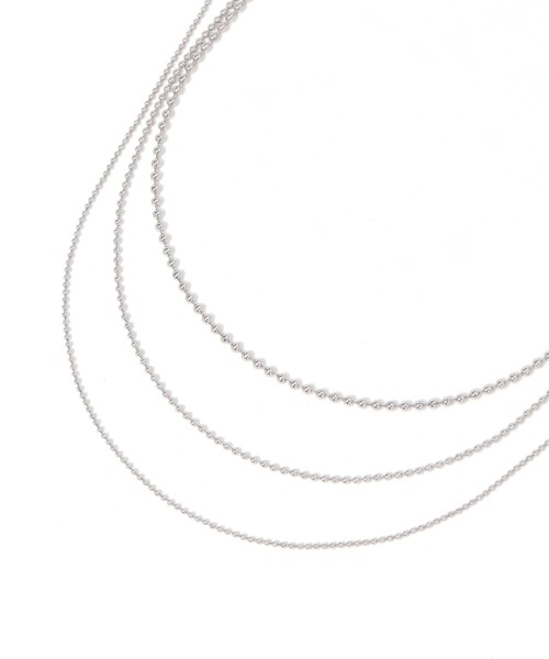 ステンレスボール3連ネックレス/325802(ネックレス)|GLOBAL ステンレスボール3連ネックレス/325802(ネックレス)|GLOBAL