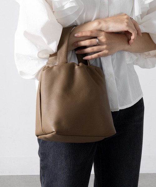 TIDEWAY（タイドウェイ）の「【TIDEWAY】PUF ELASTIC TOTE ※T3151（トートバッグ・レディース・ブラック/グレー/ブラウン・FREE）」の3枚目の写真