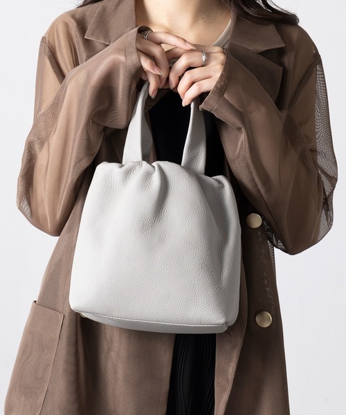 TIDEWAY（タイドウェイ）の「【TIDEWAY】PUF ELASTIC TOTE ※T3151（トートバッグ・レディース・ブラック/グレー/ブラウン・FREE）」の5枚目の写真