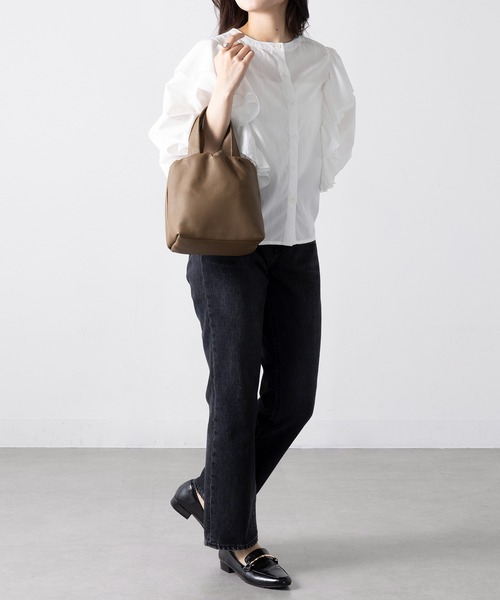 TIDEWAY（タイドウェイ）の「【TIDEWAY】PUF ELASTIC TOTE ※T3151（トートバッグ・レディース・ブラック/グレー/ブラウン・FREE）」の10枚目の写真