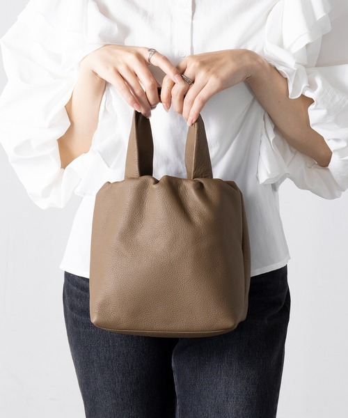 TIDEWAY（タイドウェイ）の「【TIDEWAY】PUF ELASTIC TOTE ※T3151（トートバッグ・レディース・ブラック/グレー/ブラウン・FREE）」の14枚目の写真
