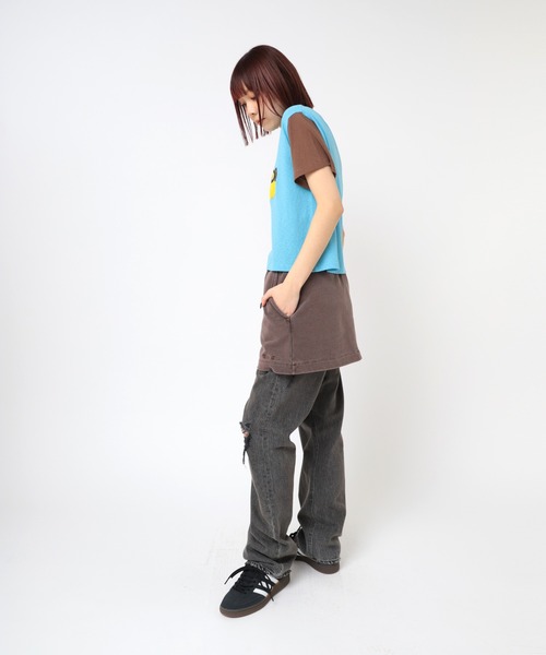 RNA（アールエヌエー）の「M2444 ＨＡＶＥ　Ａ　ＧＯＯＤ　ＭＥＤＩＡ　Ｔ（Tシャツ/カットソー・レディース・ブルー系その他/オレンジ系その他/ホワイト×グレー・MEDIUM）」の13枚目の写真