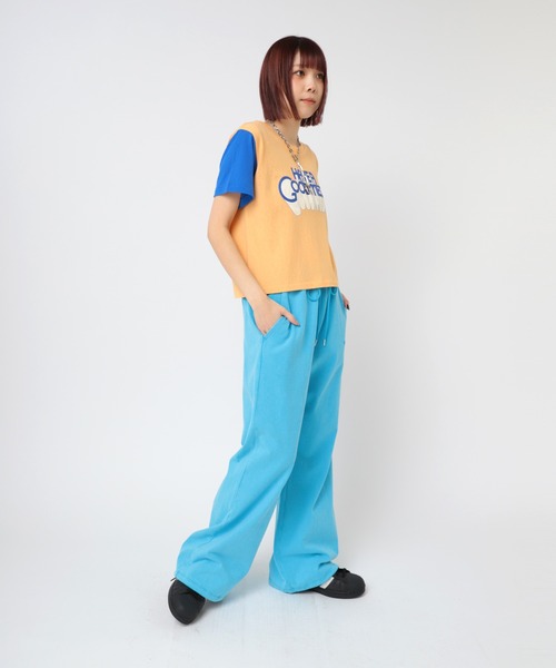 RNA（アールエヌエー）の「M2444 ＨＡＶＥ　Ａ　ＧＯＯＤ　ＭＥＤＩＡ　Ｔ（Tシャツ/カットソー・レディース・ブルー系その他/オレンジ系その他/ホワイト×グレー・MEDIUM）」の17枚目の写真