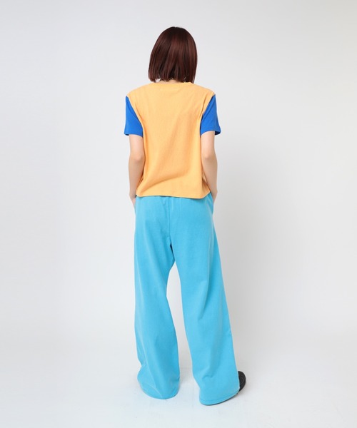 RNA（アールエヌエー）の「M2444 ＨＡＶＥ　Ａ　ＧＯＯＤ　ＭＥＤＩＡ　Ｔ（Tシャツ/カットソー・レディース・ブルー系その他/オレンジ系その他/ホワイト×グレー・MEDIUM）」の18枚目の写真