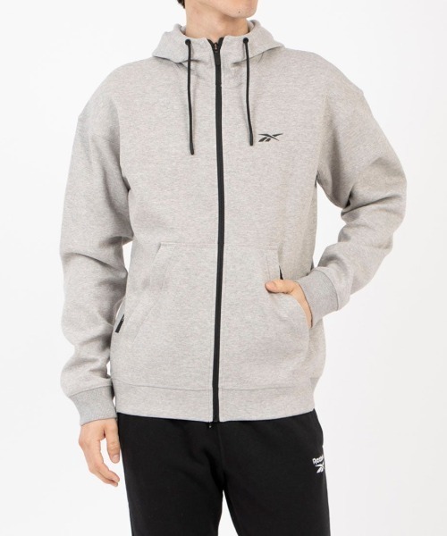 Reebok(リーボック)の「アスリート フルジップ / ATHLETE FULL ZIP(パーカー・メンズ・グレー・MEDIUM/LARGE/SMALL/XX-LARGE/X-LARGE)」の1枚目の写真