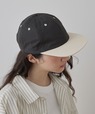 Unblend】バイカラー フラットキャップ Unblend│MONO-MART