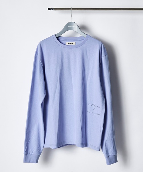 RUMCHE（ラムシェ）の「"Roy Taro" Art Print Long Sleeve T-shirt / "Roy taro"アートプリントロングスリーブTシャツ（Tシャツ/カットソー・レディース・ホワイト/ブラック/サックスブルー・FREE）」の4枚目の写真