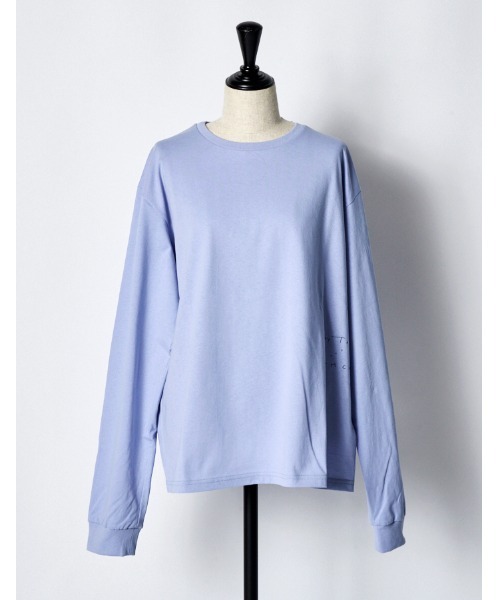 RUMCHE（ラムシェ）の「"Roy Taro" Art Print Long Sleeve T-shirt / "Roy taro"アートプリントロングスリーブTシャツ（Tシャツ/カットソー・レディース・ホワイト/ブラック/サックスブルー・FREE）」の7枚目の写真