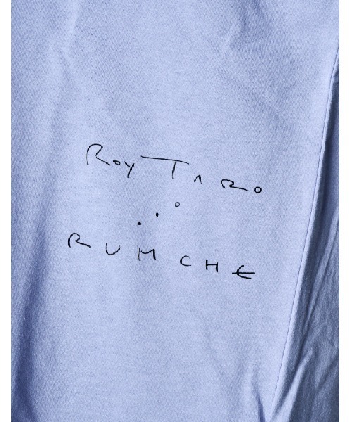 RUMCHE（ラムシェ）の「"Roy Taro" Art Print Long Sleeve T-shirt / "Roy taro"アートプリントロングスリーブTシャツ（Tシャツ/カットソー・レディース・ホワイト/ブラック/サックスブルー・FREE）」の12枚目の写真