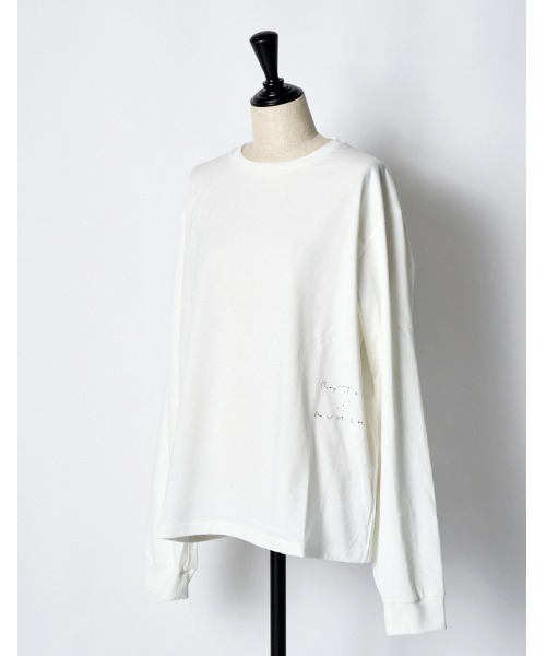 RUMCHE（ラムシェ）の「"Roy Taro" Art Print Long Sleeve T-shirt / "Roy taro"アートプリントロングスリーブTシャツ（Tシャツ/カットソー・レディース・ホワイト/ブラック/サックスブルー・FREE）」の16枚目の写真