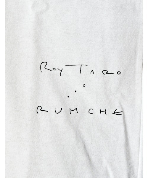 RUMCHE（ラムシェ）の「"Roy Taro" Art Print Long Sleeve T-shirt / "Roy taro"アートプリントロングスリーブTシャツ（Tシャツ/カットソー・レディース・ホワイト/ブラック/サックスブルー・FREE）」の20枚目の写真