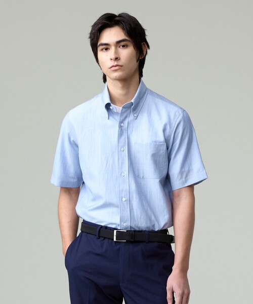 J.PRESS(ジェイプレス)の「REDA ACTIVE サマードレスシャツ / B.D.(ビジネスシャツ・メンズ・ブルー系/オレンジ系/ネイビー系・SMALL/MEDIUM/LARGE/X-LARGE)」の2枚目の写真