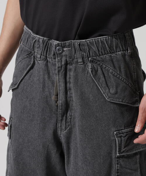 AVIREX(アヴィレックス)の「《直営店限定》DENIM EASY CARGO SHORTS / デニム イージーカーゴショーツ / AVIREX / アヴィレックス(その他パンツ・メンズ・その他35/ブラック・L/XL/2XL/M)」の11枚目の写真
