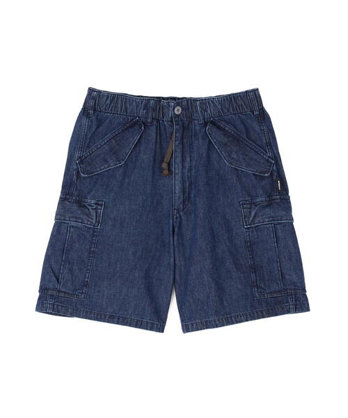 AVIREX(アヴィレックス)の「《直営店限定》DENIM EASY CARGO SHORTS / デニム イージーカーゴショーツ / AVIREX / アヴィレックス(その他パンツ・メンズ・その他35/ブラック・L/XL/2XL/M)」の1枚目の写真