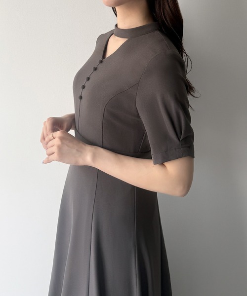 ◆マックスマーラ◆美品◆サイズ42◆アシンメトリージョーゼットフレアワンピース ◇マックスマーラ◇美品◇サイズ42◇アシンメトリージョーゼット