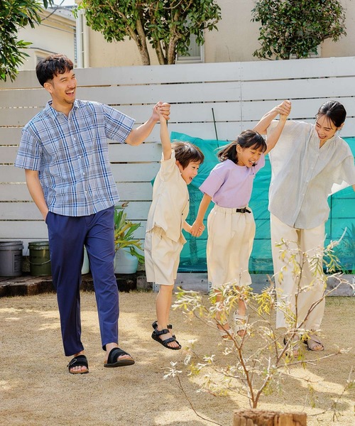 FOUND GOOD（ファウンドグッド）の「サッカーハンソデシャツ（シャツ/ブラウス・メンズ・ブラック/ブラウン系/レッド系/ブルー系・XL/L/M/S）」の11枚目の写真