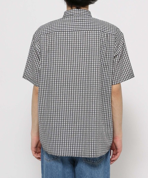 FOUND GOOD（ファウンドグッド）の「サッカーハンソデシャツ（シャツ/ブラウス・メンズ・ブラック/ブラウン系/レッド系/ブルー系・XL/L/M/S）」の20枚目の写真