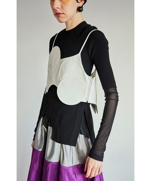 CIRCLE CUT BLOCKING KT TOP（ニット/セーター）｜OMMO（オーエム