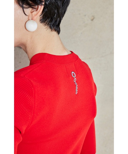 CIRCLE CUT BLOCKING KT TOP（ニット/セーター）｜OMMO（オーエム