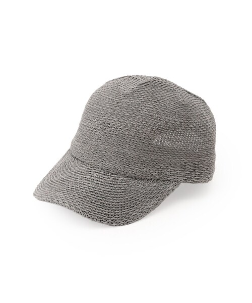 ITS'DEMO(イッツデモ)の「【サイズ調整可】ペーパーサーモキャップ(キャップ・レディース・ブラック/ライトベージュ/グレー・00)」の2枚目の写真