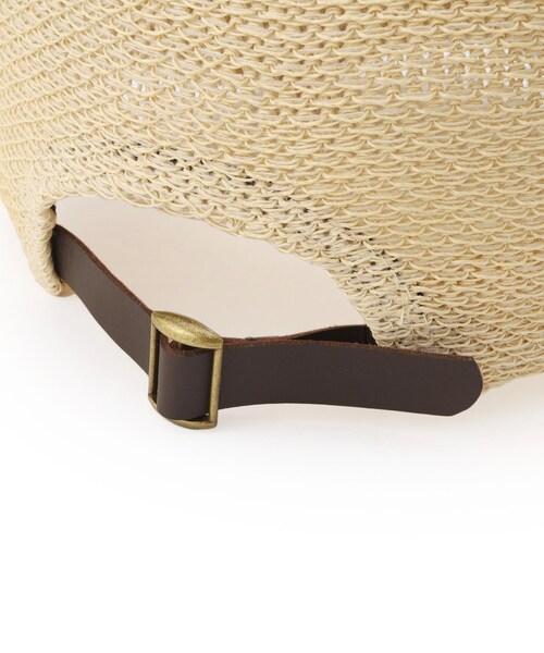 ITS'DEMO(イッツデモ)の「【サイズ調整可】ペーパーサーモキャップ(キャップ・レディース・ブラック/ライトベージュ/グレー・00)」の5枚目の写真