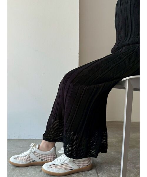 LAGUNAMOON（ラグナムーン）の「シャツカラーメランジニットワンピース（ワンピース・レディース・オレンジ/ミント/ブラック・SMALL/MEDIUM）」の13枚目の写真