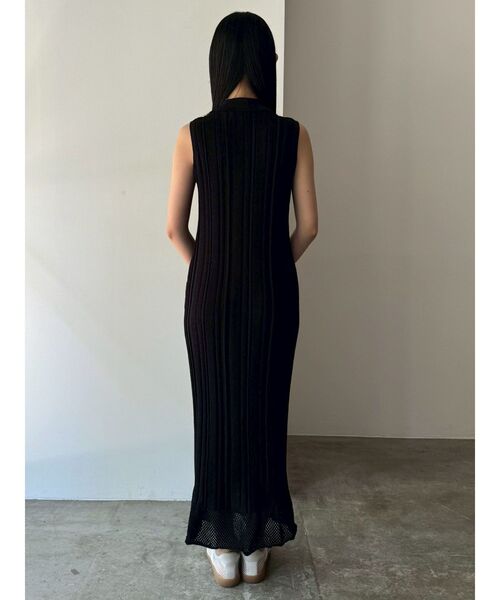 LAGUNAMOON（ラグナムーン）の「シャツカラーメランジニットワンピース（ワンピース・レディース・オレンジ/ミント/ブラック・SMALL/MEDIUM）」の17枚目の写真