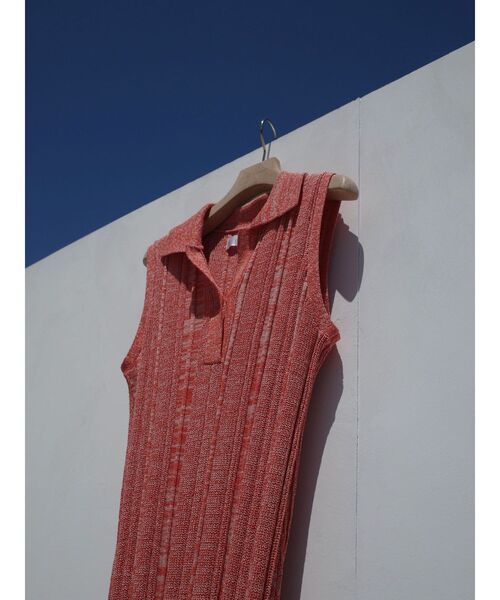 LAGUNAMOON（ラグナムーン）の「シャツカラーメランジニットワンピース（ワンピース・レディース・オレンジ/ミント/ブラック・SMALL/MEDIUM）」の20枚目の写真