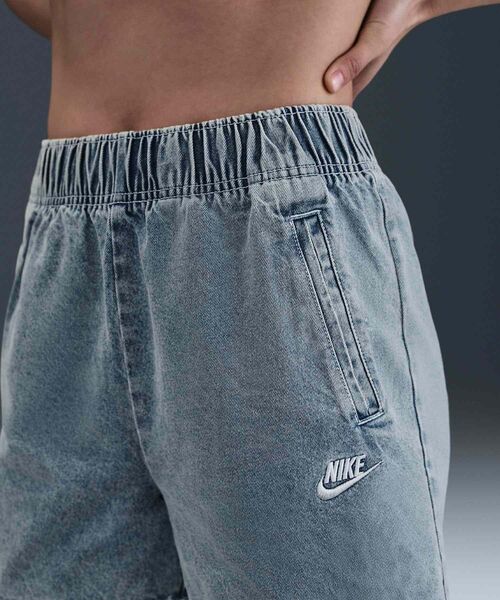 NIKE ショートデニムパンツ　ブルー セール】ナイキ スポーツウェア ウィメンズ デニム ショート