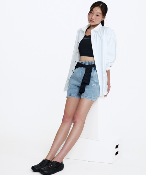 NIKE（ナイキ）の「ナイキ スポーツウェア ウィメンズ デニム ショートパンツ / Nike Sportswear Women's Denim Shorts IF0624-440 Light Armory Blue（その他パンツ・レディース・ライトブルー・L/M/S/XS/XL）」の14枚目の写真