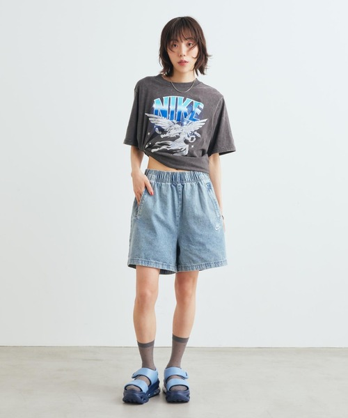 NIKE(ナイキ)の「ナイキ スポーツウェア ウィメンズ デニム ショートパンツ / Nike Sportswear Women's Denim Shorts IF0624-440 Light Armory Blue(その他パンツ・レディース・ライトブルー・L/M/S/XS/XL)」の8枚目の写真