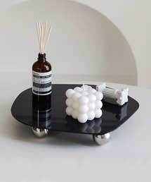 UP START（アップスタート）の「脚つきニュアンスプレート/アクリルトレイ(RO)（インテリア雑貨）」