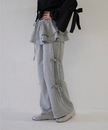 uenui ウニュイ waist frill layered pants Uenui｜ウニュイのパンツ通販 - ZOZOTOWN