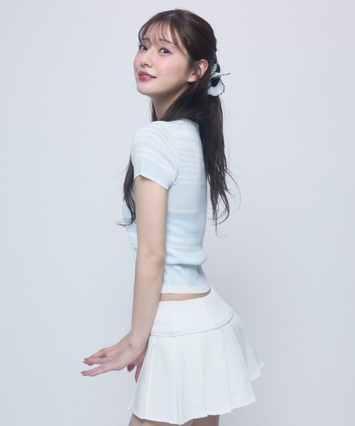 シュガーラインティー(Tシャツ/カットソー)|TITTY&CO.(ティティー シュガーラインティー(Tシャツ/カットソー)|TITTY&CO.(ティティー