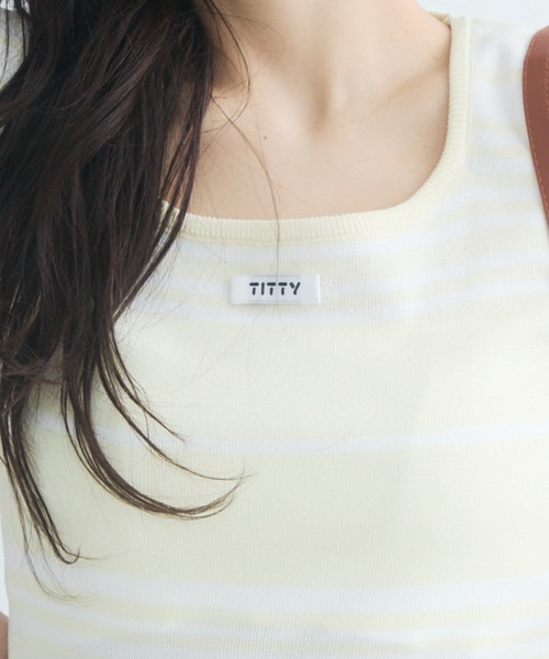 シュガーラインティー（Tシャツ/カットソー）｜TITTY&CO.（ティティー