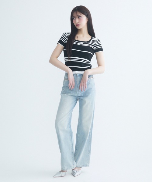 Krazy Dotty style⑦ オリジナル シュガーラインティー（Tシャツ/カットソー）｜TITTY&CO.（ティ