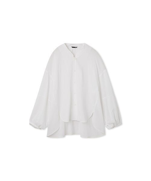 ワイドスリーブリネンシャツ