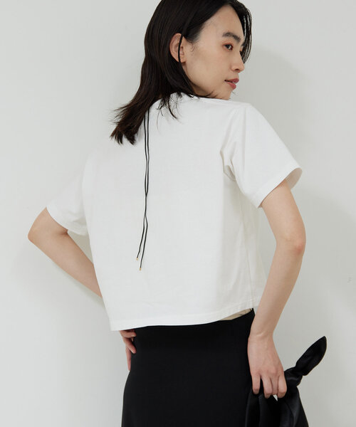 GALLARDAGALANTE（ガリャルダガランテ）の「クロップドTシャツ（Tシャツ/カットソー・レディース・ブラック/ホワイト・FREE）」の21枚目の写真