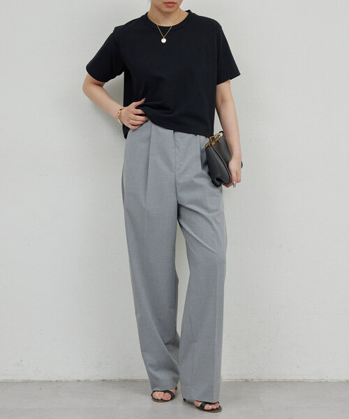 GALLARDAGALANTE（ガリャルダガランテ）の「クロップドTシャツ（Tシャツ/カットソー・レディース・ブラック/ホワイト・FREE）」の8枚目の写真